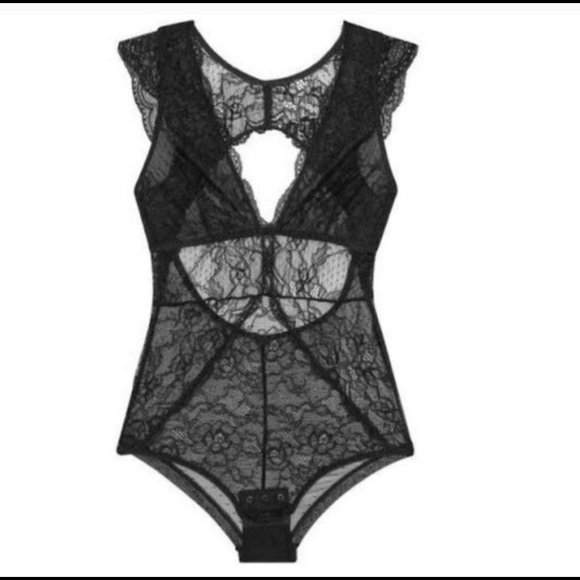 Sam Edelman: Lace Lingerie Bodysuit - Picture 7 of 8
